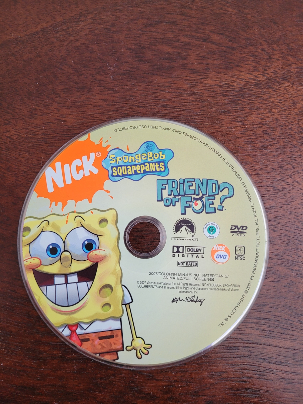 Nickelodeon - SpongeBob SquarePants - Friend or Foe? DVD Movie